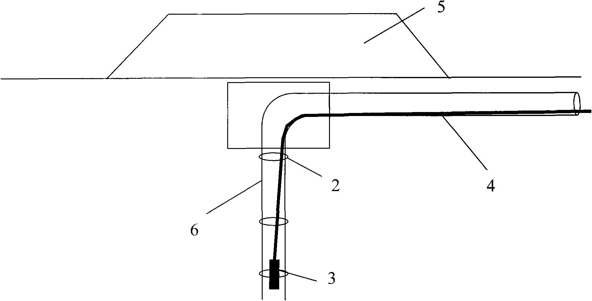 Magnet ring type settlement layered horizontal test system