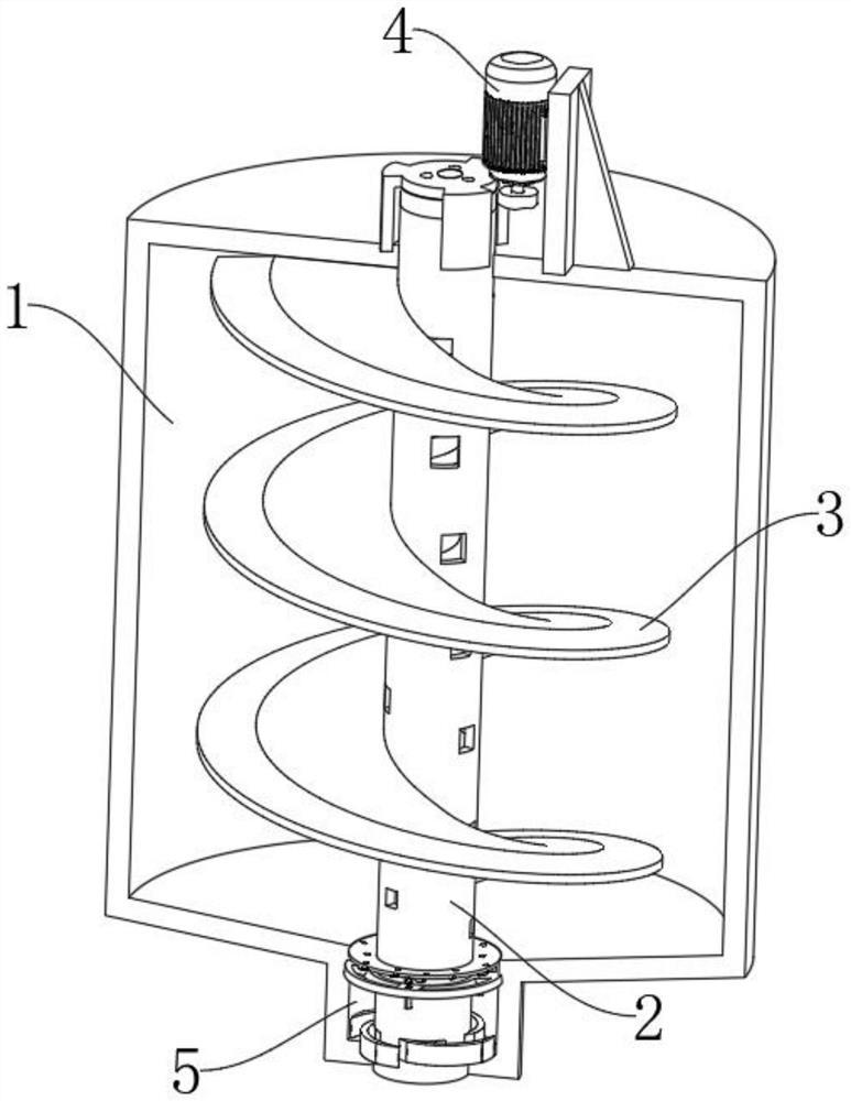 Mixing and stirring device for house construction