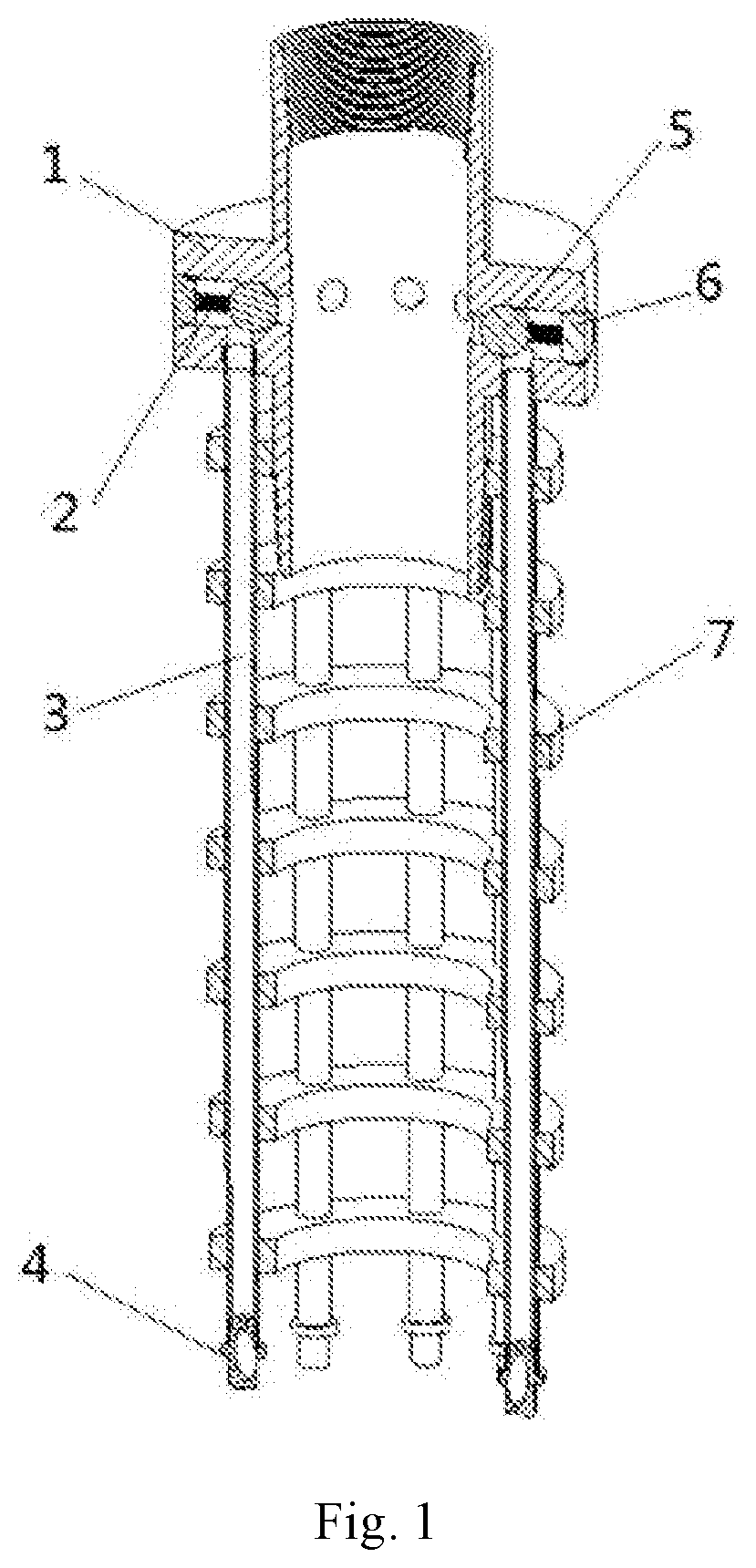 Automatic cleaning device for suction port of electric submersible pump