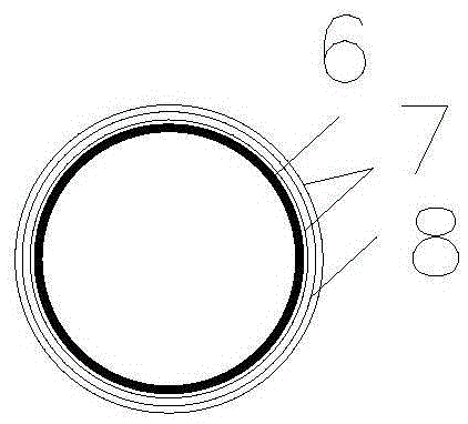 A technical method for continuous strong drainage combined with compaction soft foundation treatment