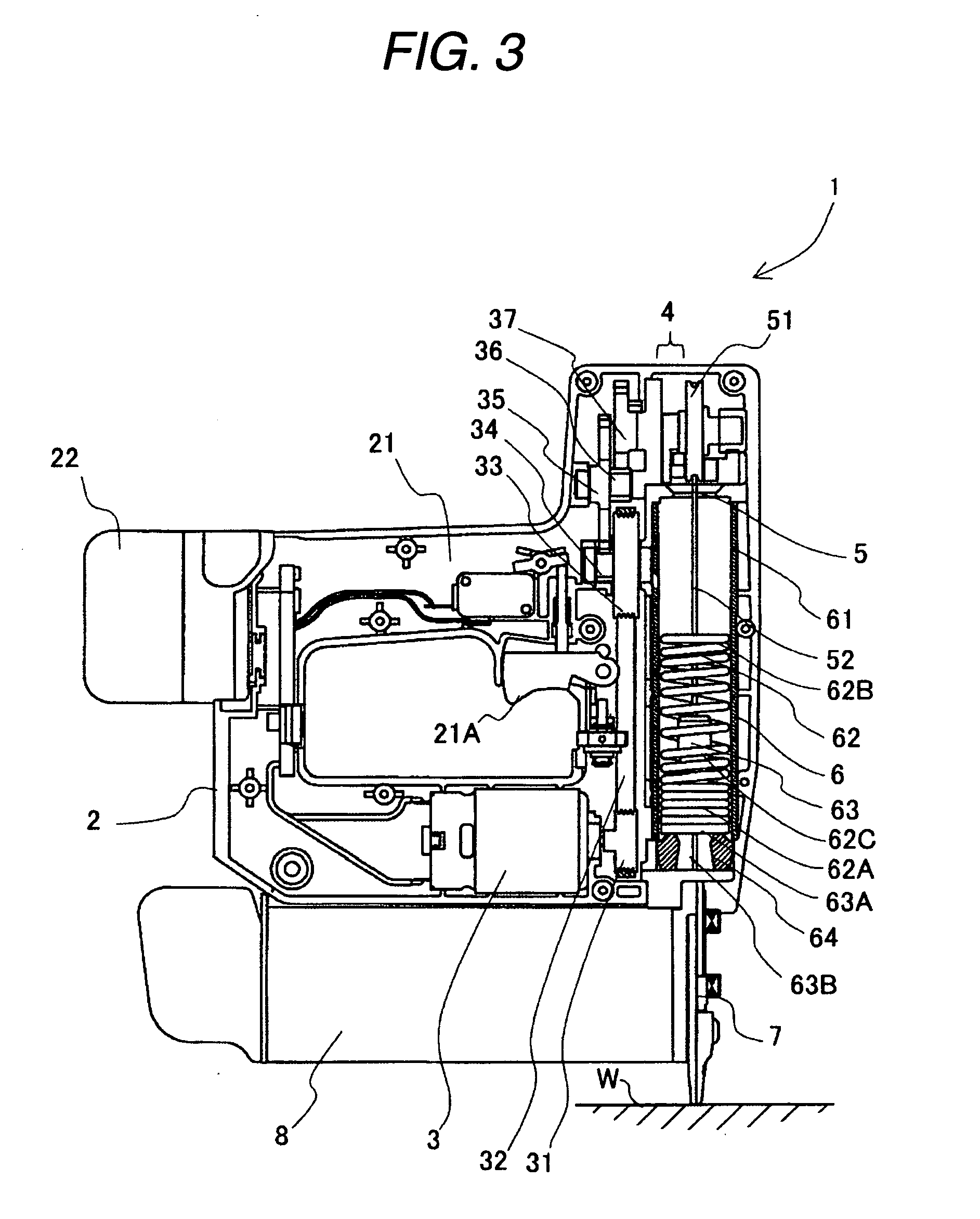 Nailing machine