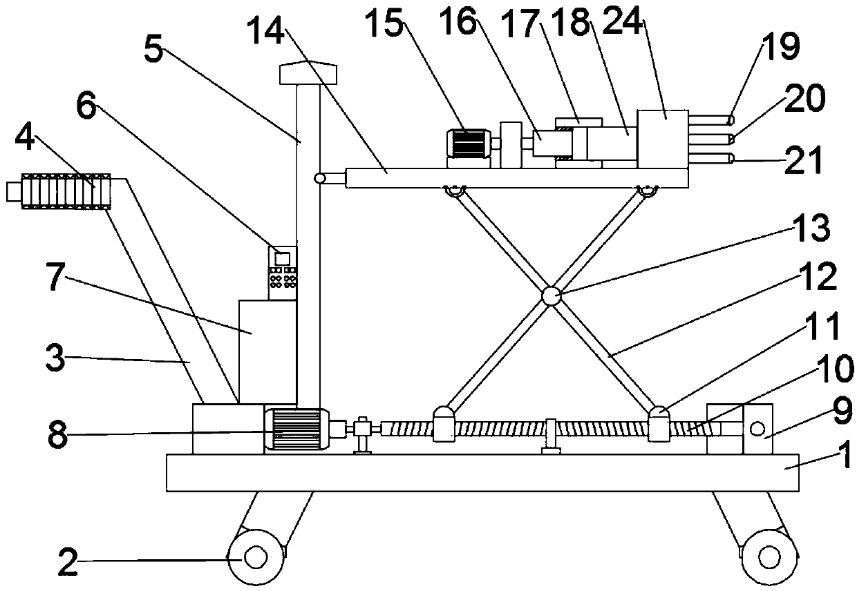 Flexible public place carbon dioxide detection apparatus