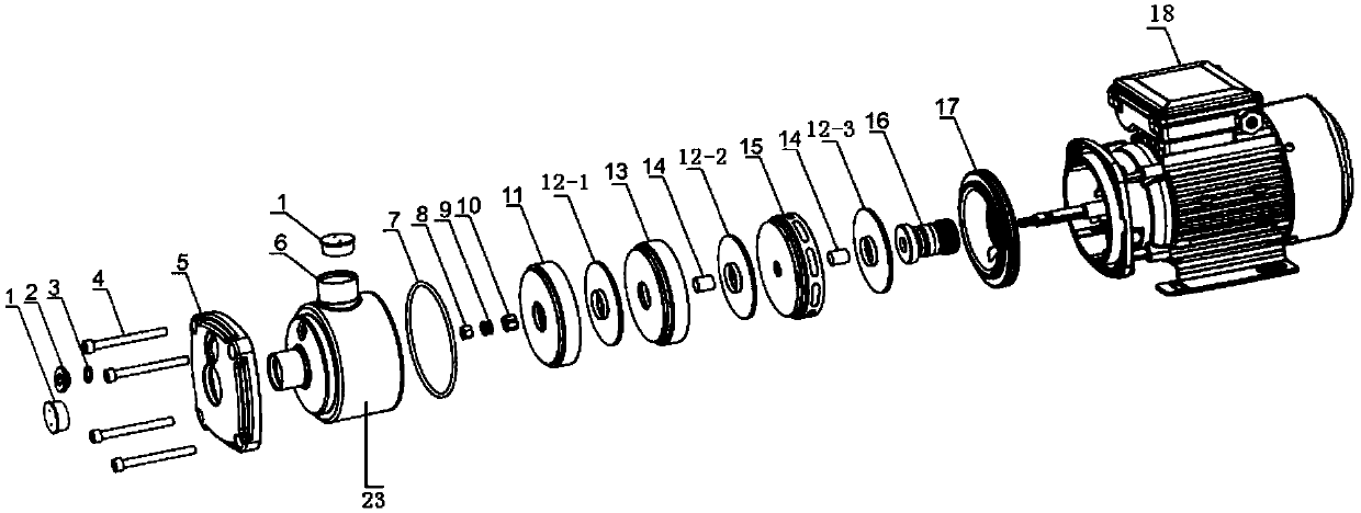 A horizontal multistage centrifugal pump