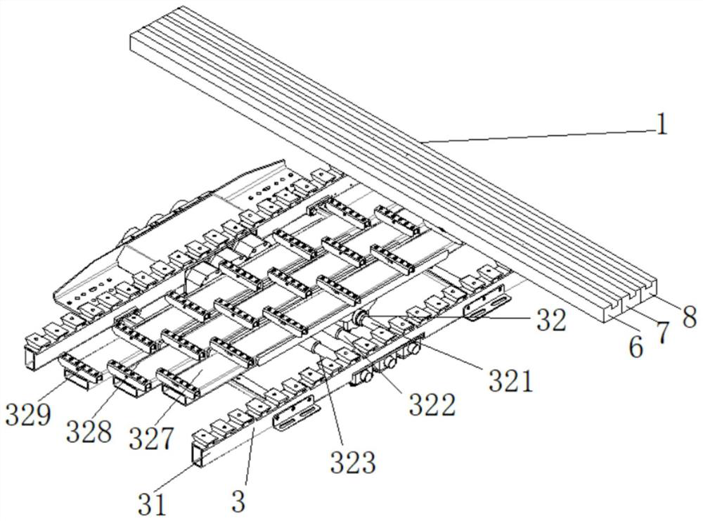 A hydraulic access floor