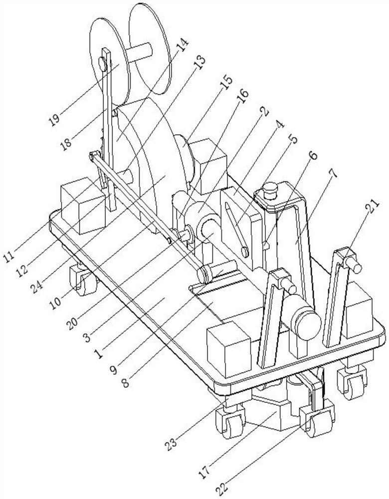 Automatic cable laying machine