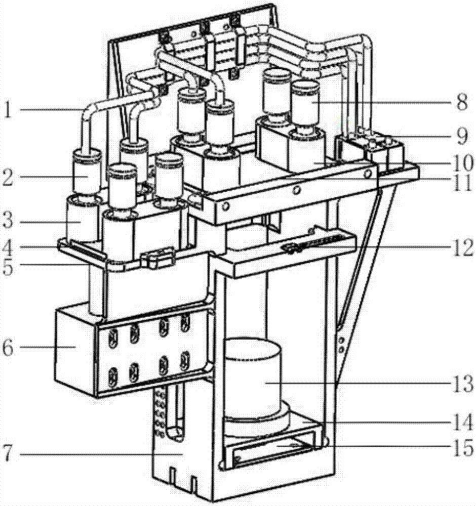 System and method for protein micromolecule enriching-detection based on microfluidic chip