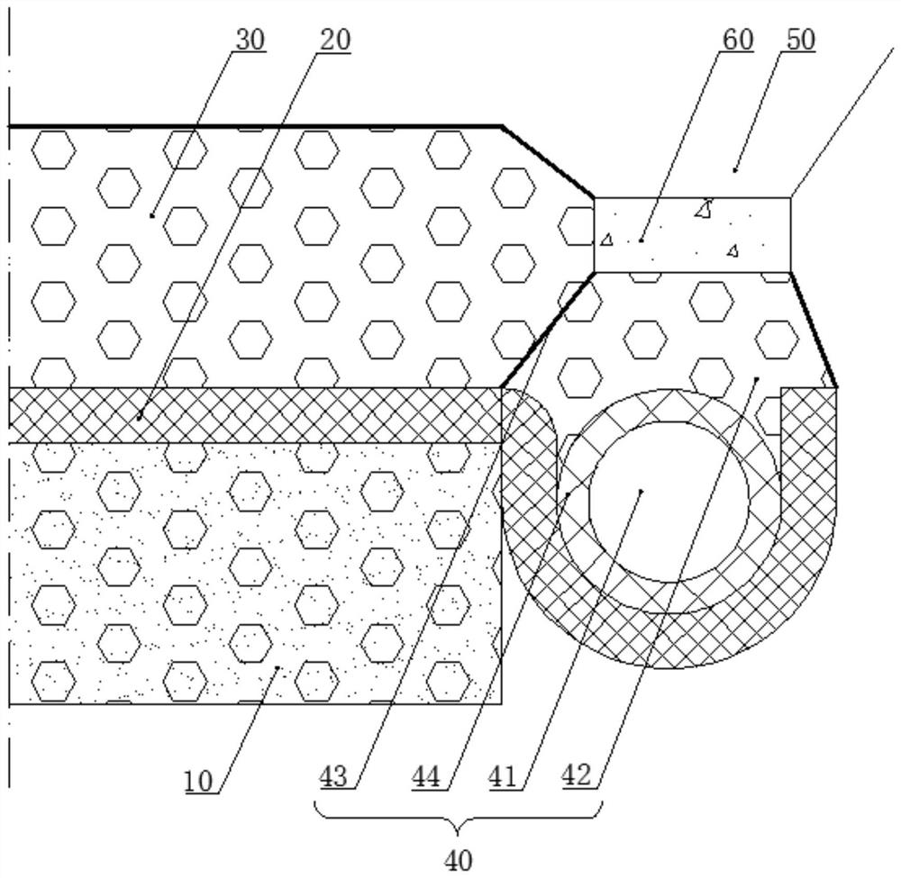 Stable subgrade structure and construction technology against freezing and thawing in seasonally frozen regions