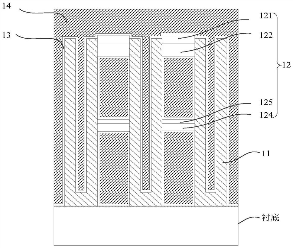 Capacitor structure, semiconductor device and capacitor structure preparation method