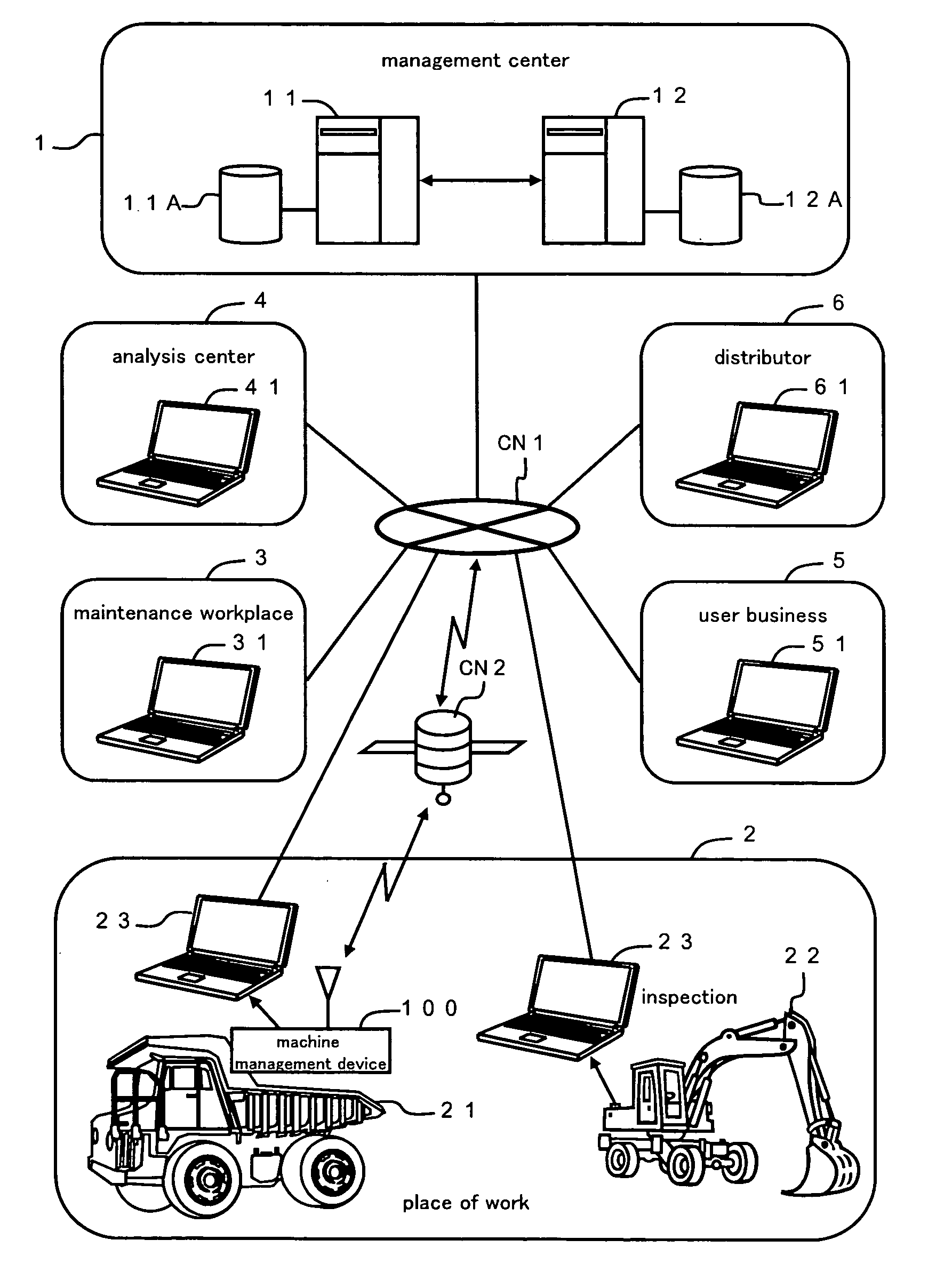 System for construction machine maintenance based on predicted service life