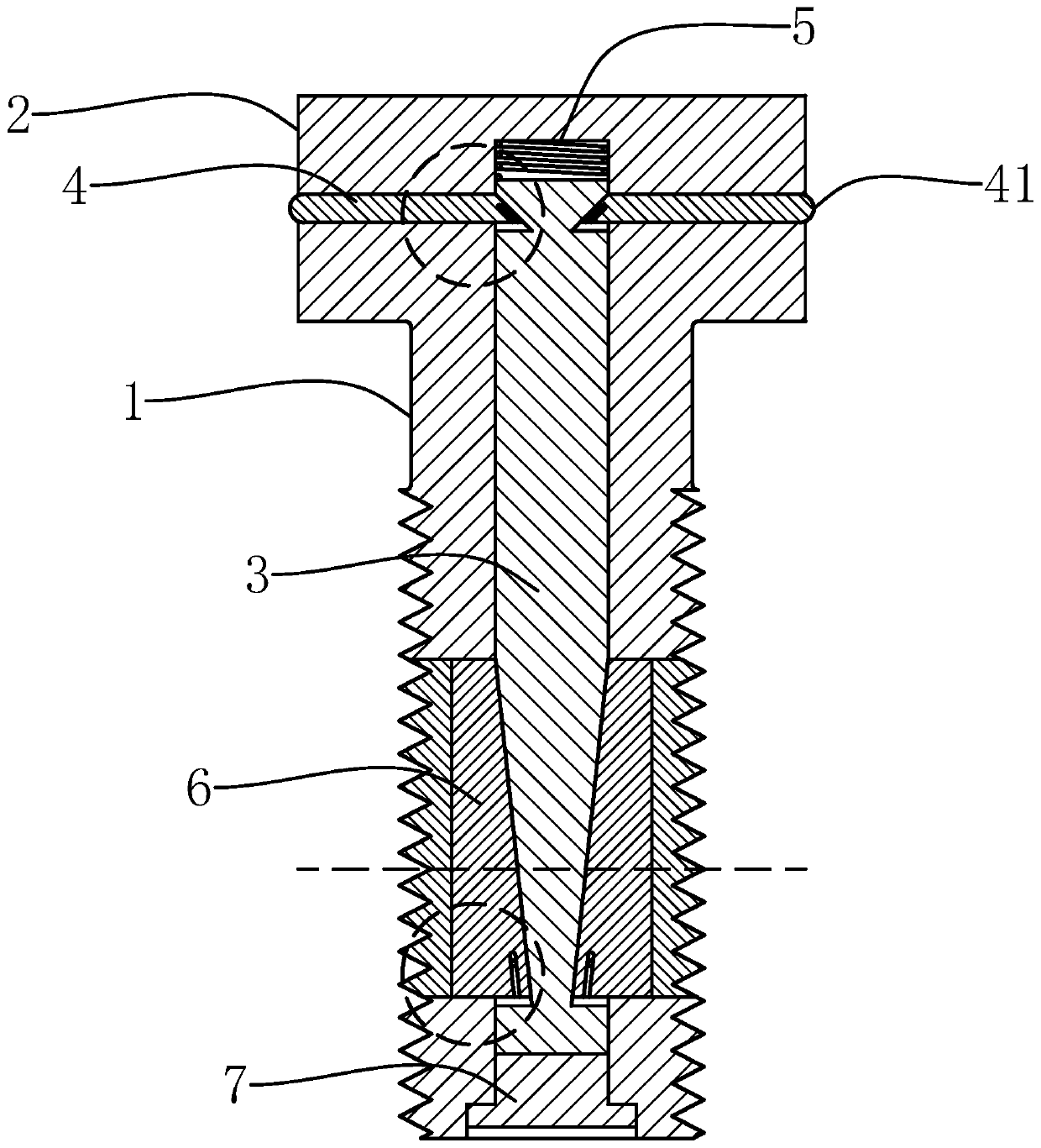 A general anti-loosening bolt and its assembly and installation method