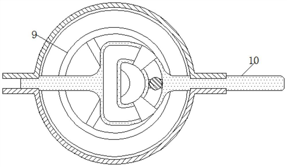 Environment-friendly waste gas filtering auxiliary device capable of automatically replacing filter tool and discharging filtrate