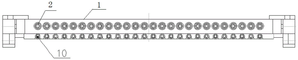 Roll cooling device and method