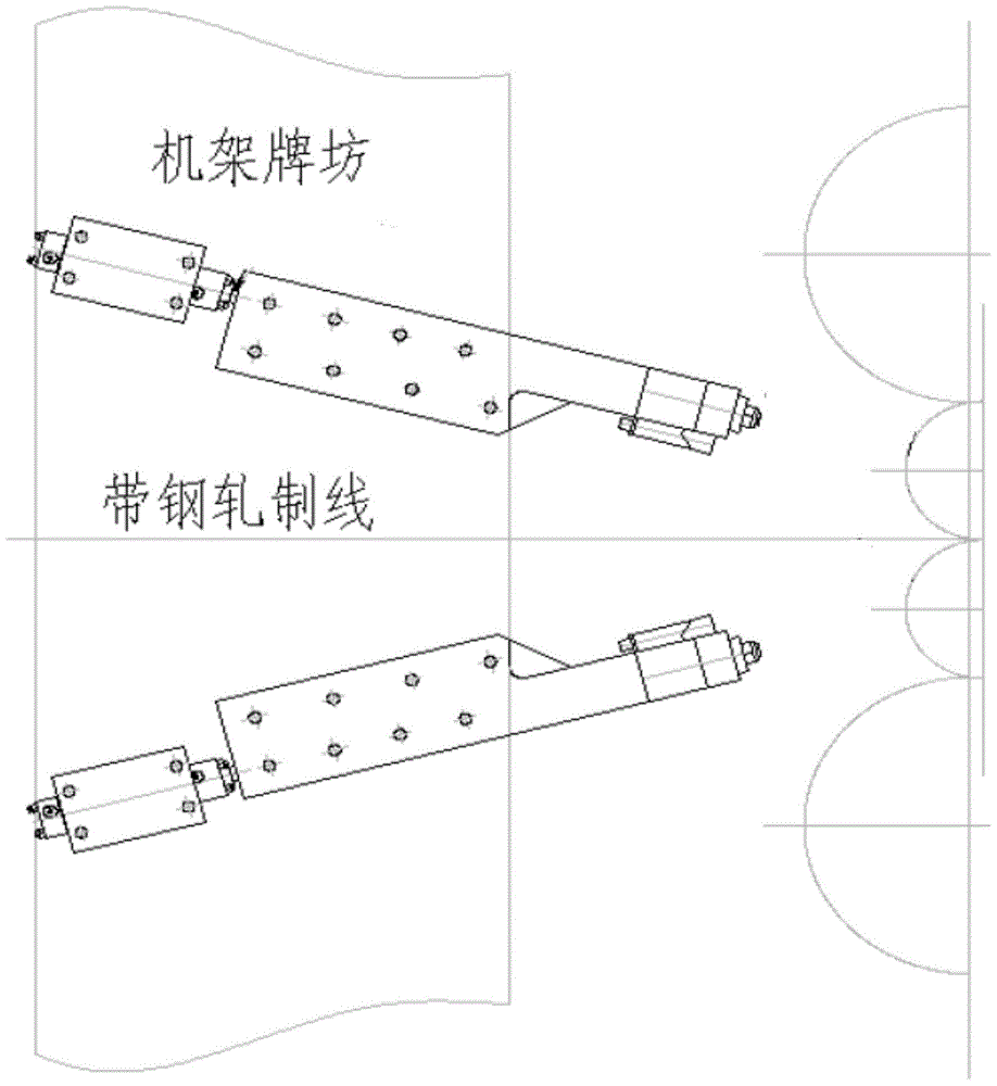 Roll cooling device and method