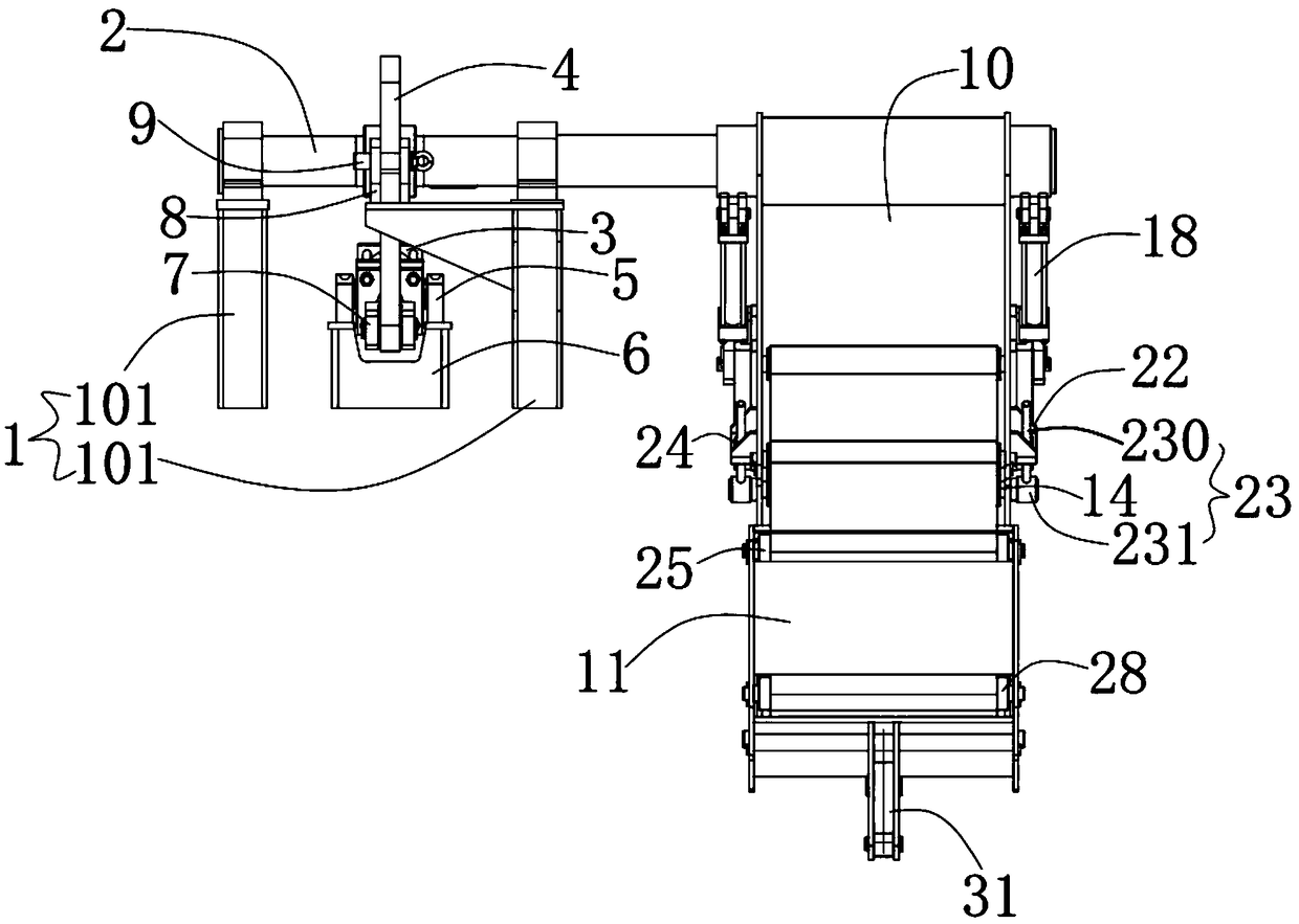 Vertical rolling assisting device