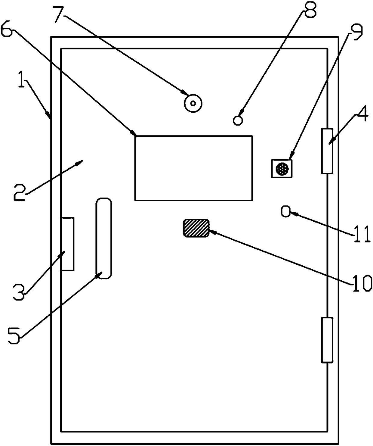 Visual intelligent anti-theft door