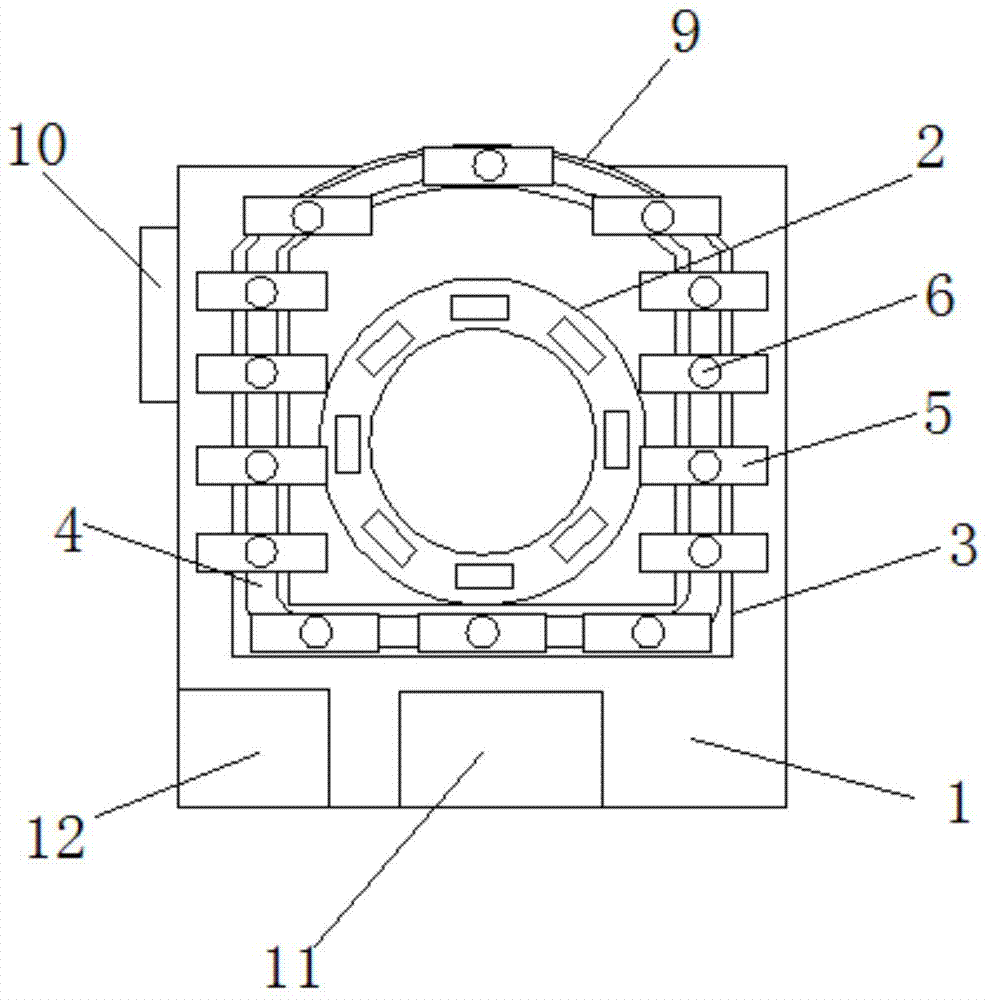 A frozen food transportation machine