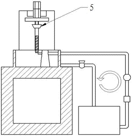 A device for preparing helical carbide micro milling cutter