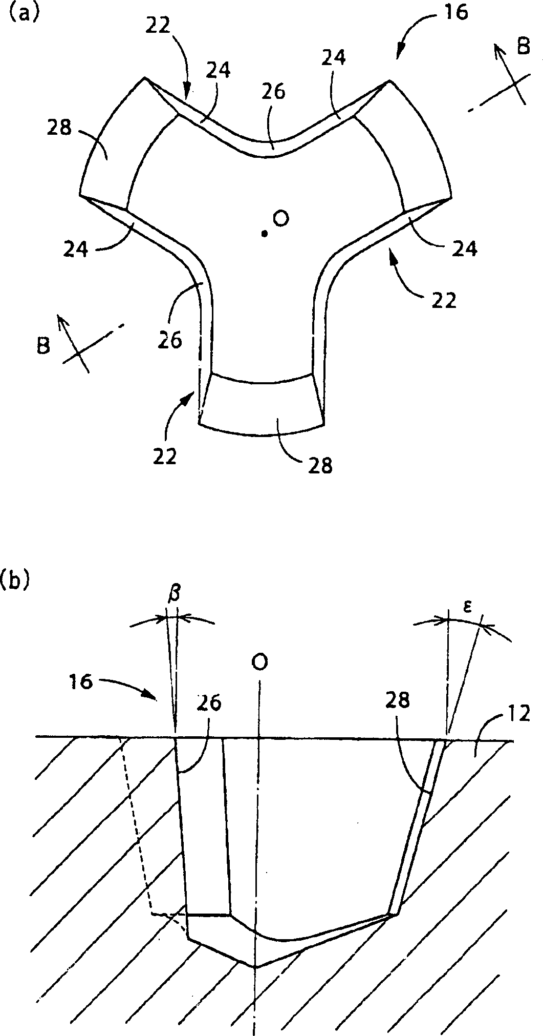 Screw tightening construction, and screw and screw tightening tool