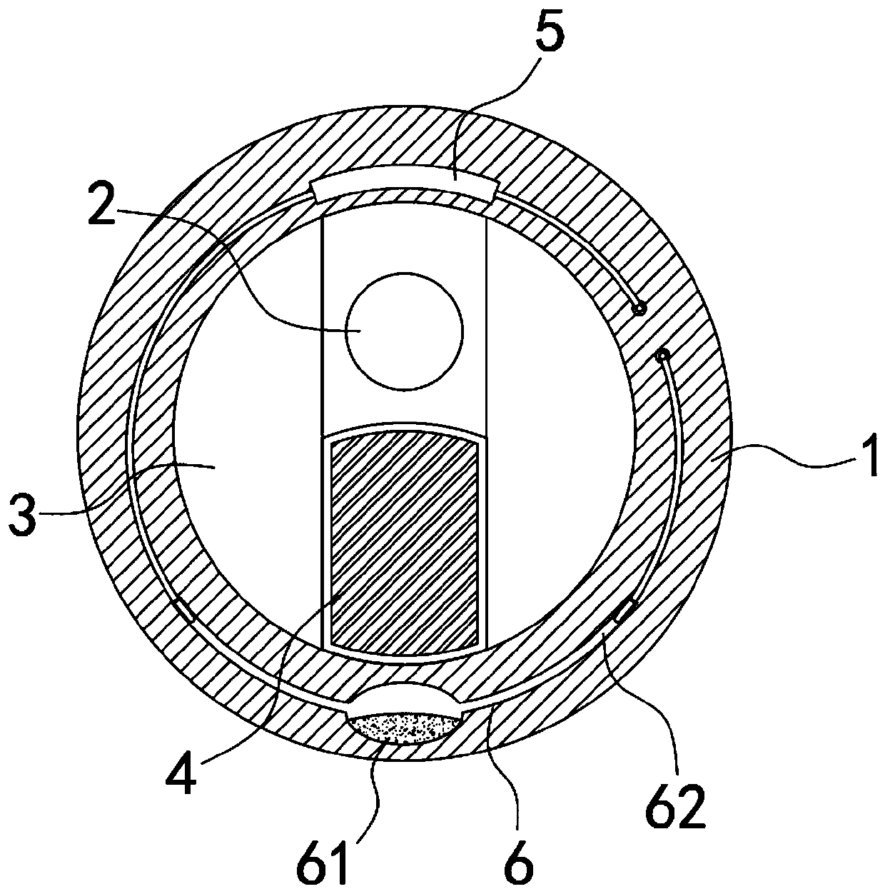 Magnetic type self-switching infrared monitor