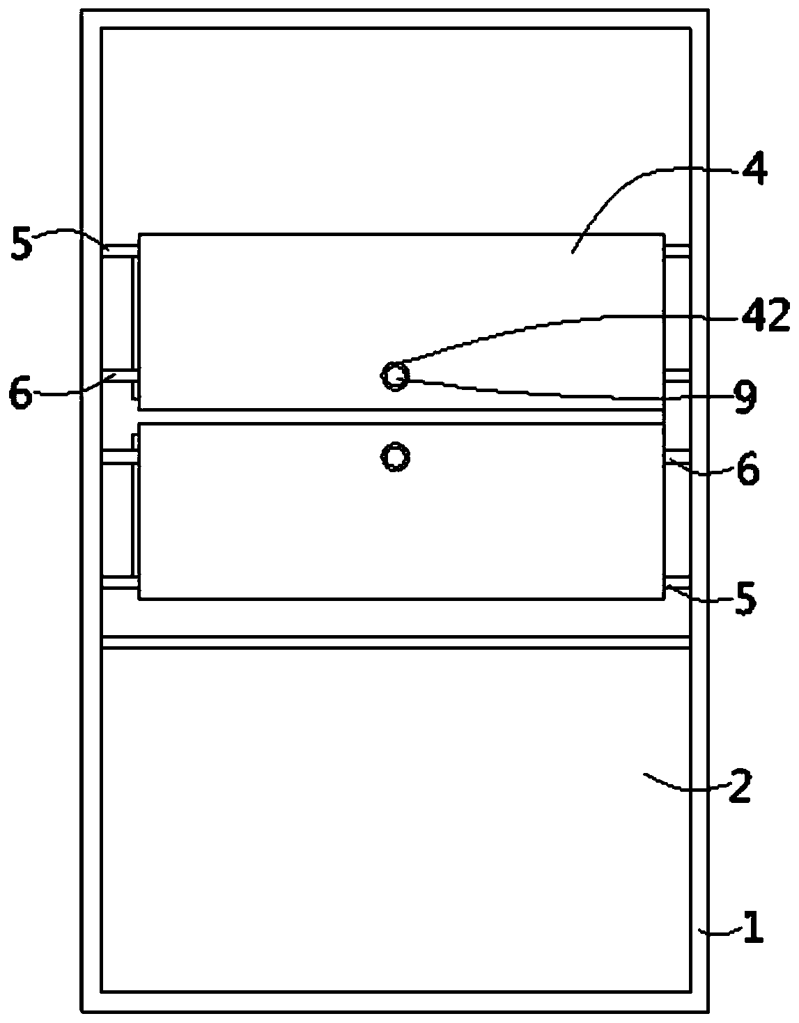 High-voltage interface protection device of electrical control cabinet