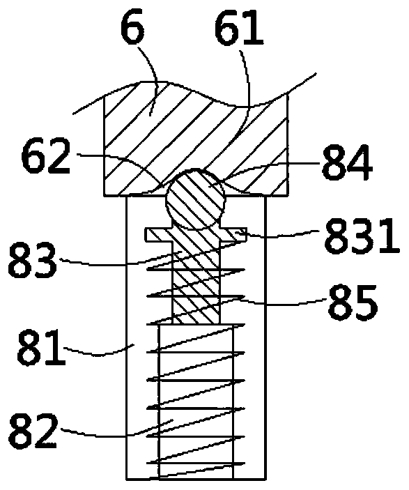 High-voltage interface protection device of electrical control cabinet