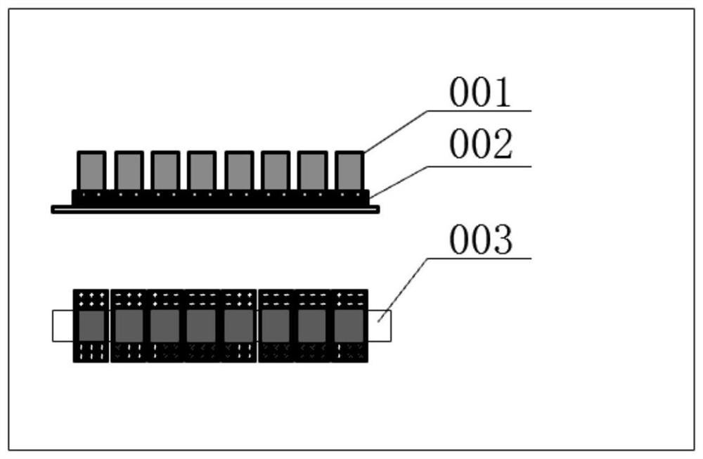 Automatic testing device for multi-channel communication unit of electric energy meter and use method