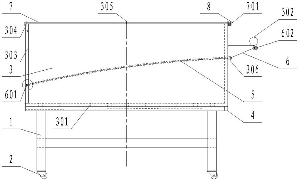 Portable transport trolley for ship engineering