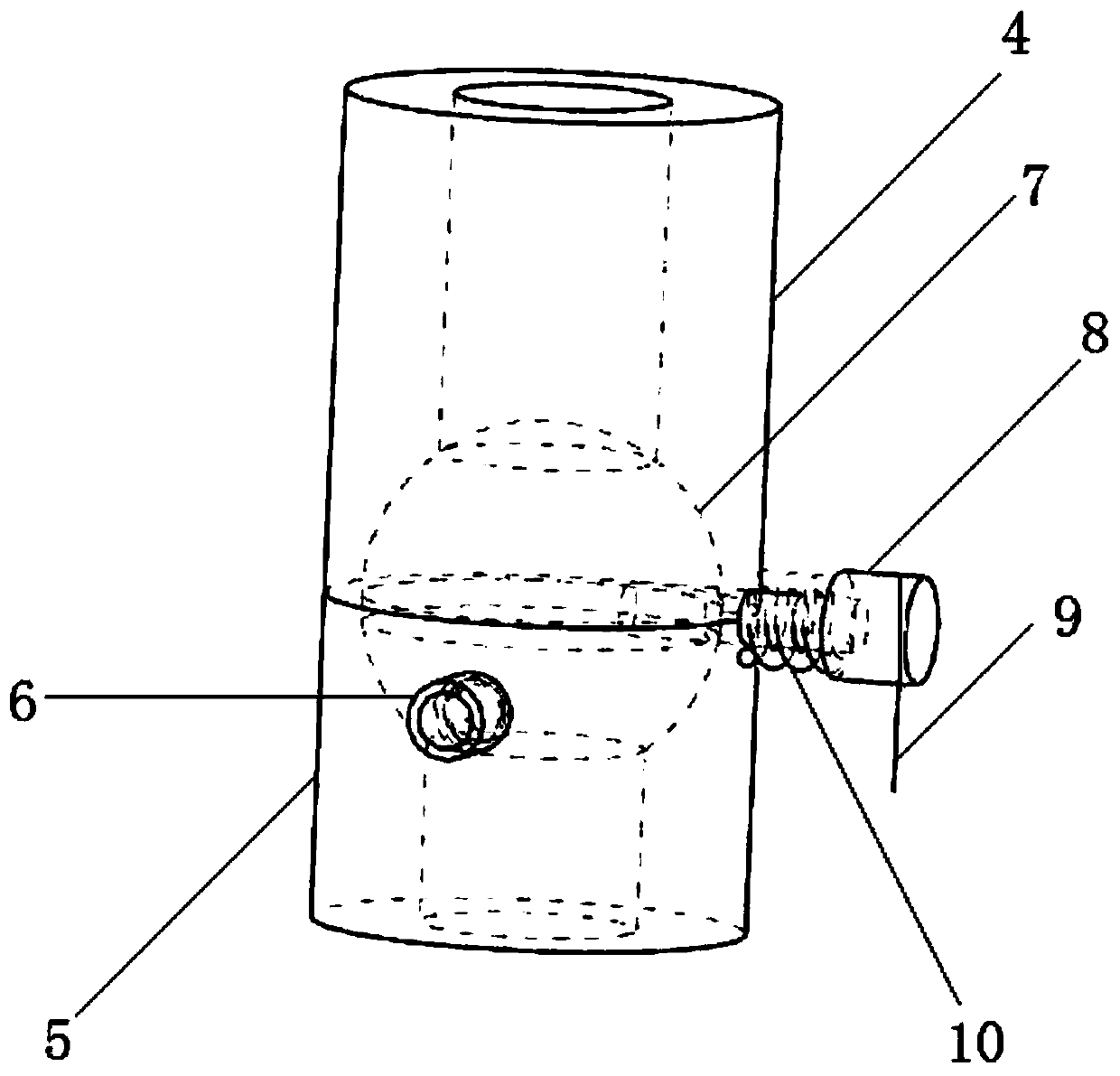 Drainage system of water heater