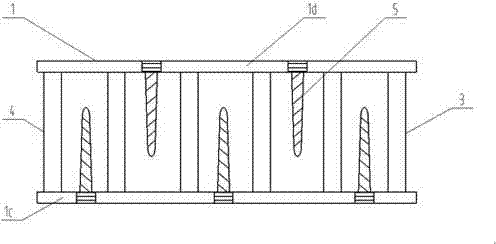 Starch removing device special for blue print cloth