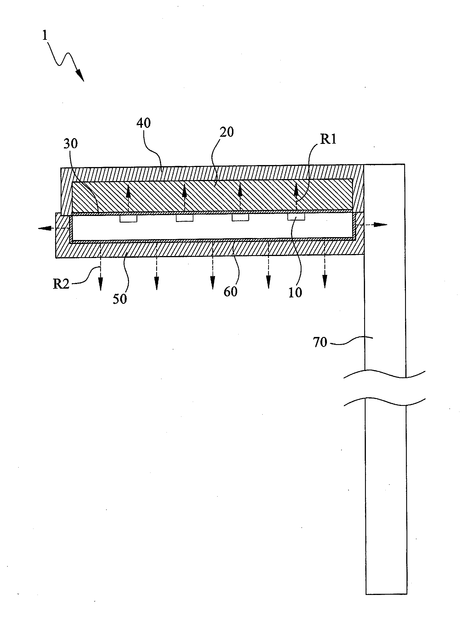 Light emitting diode street lamp