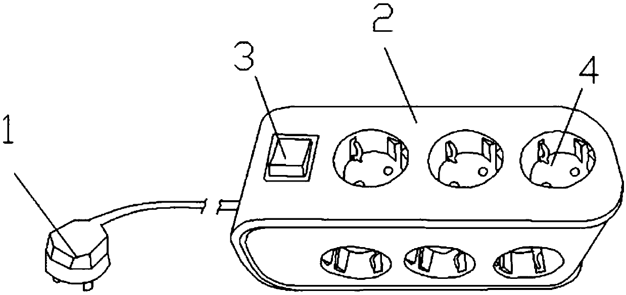 Lightning protection PDU power socket