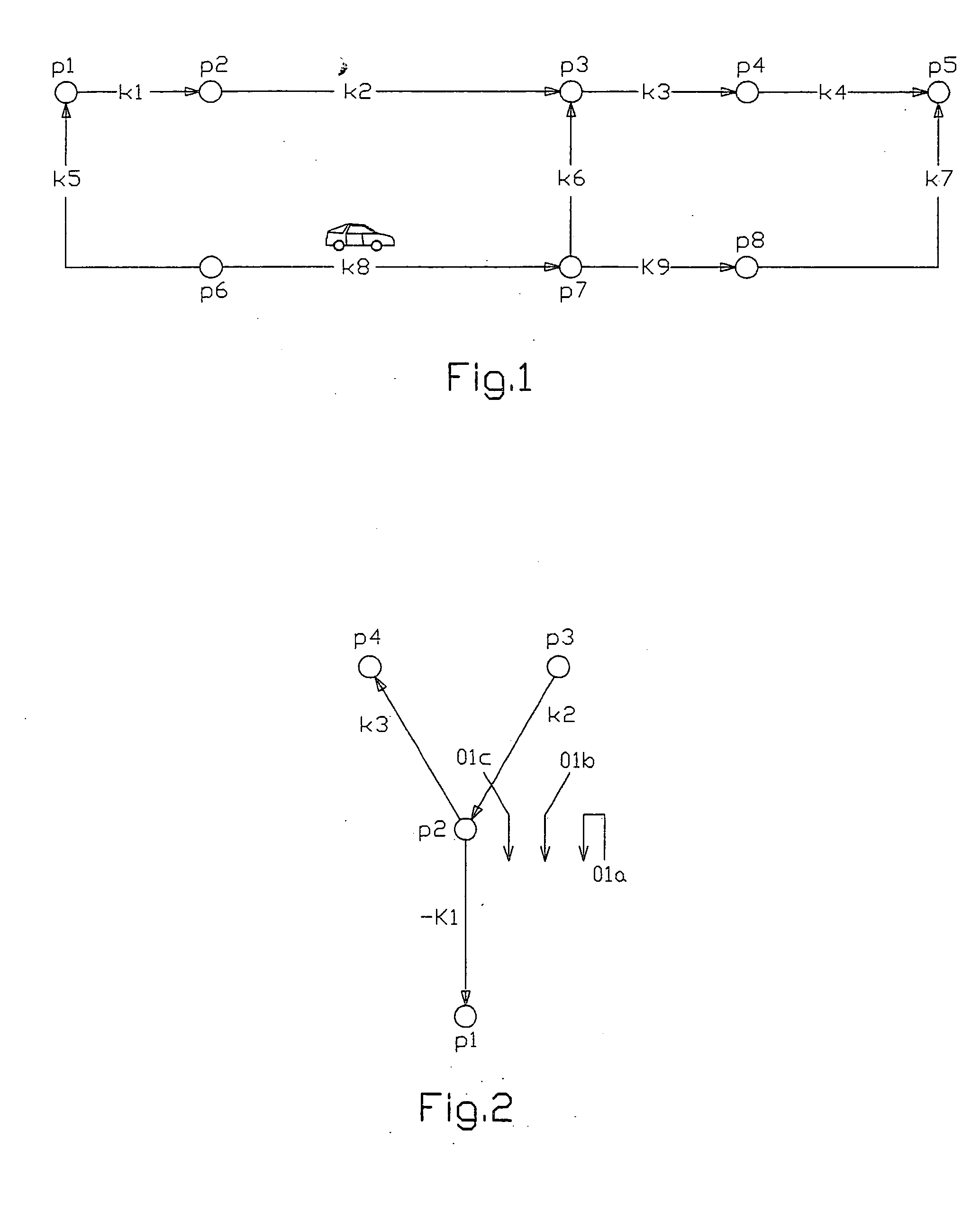 Method for determiming boutes and rekated navigation system