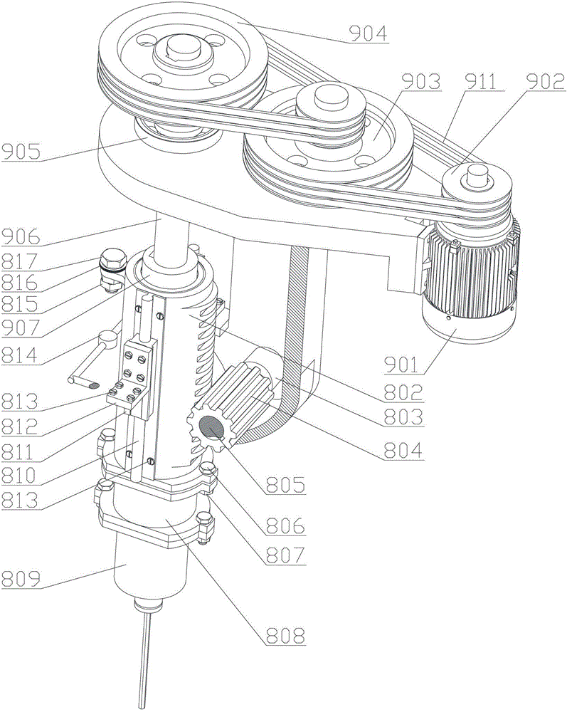 A screw safety assembly equipment capable of automatic feeding and synchronous loading and unloading of workpieces