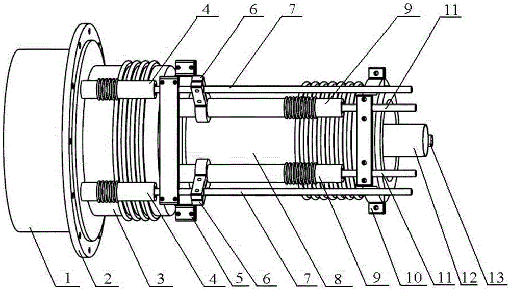 A vacuum isolation device for ultra-low temperature fluid transmission pipeline