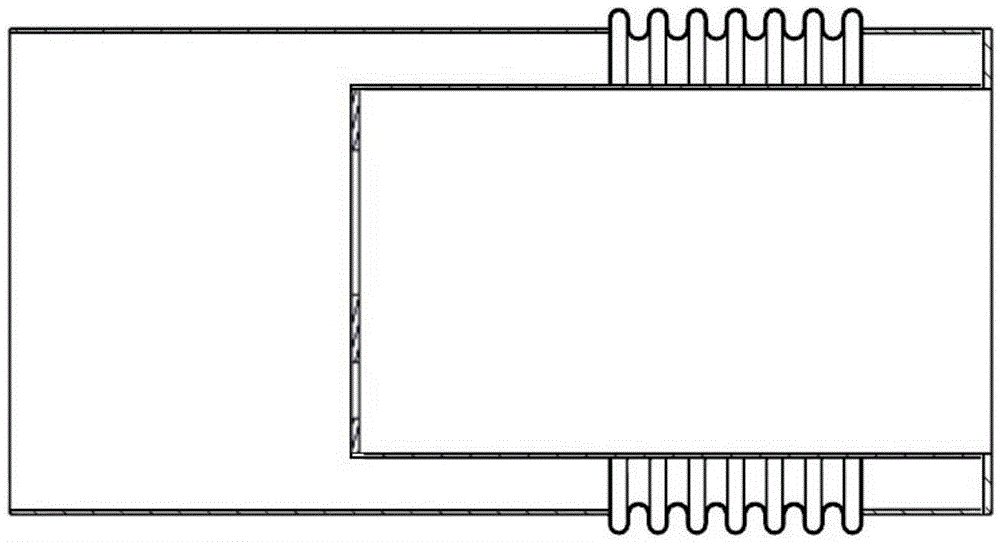 A vacuum isolation device for ultra-low temperature fluid transmission pipeline