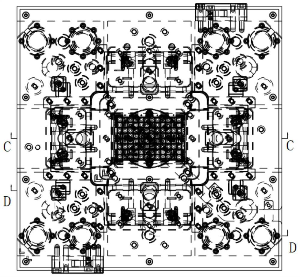 Deep-hole plate preparation mold and method