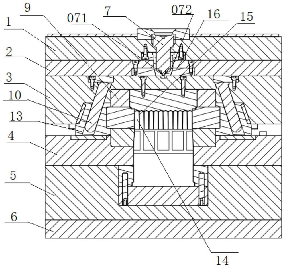 Deep-hole plate preparation mold and method