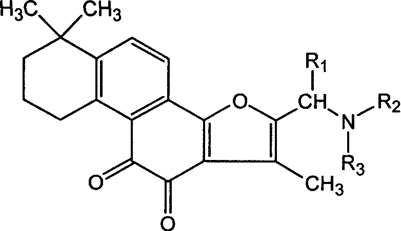 Tanshinone IIA derivatives and pharmaceutical application thereof