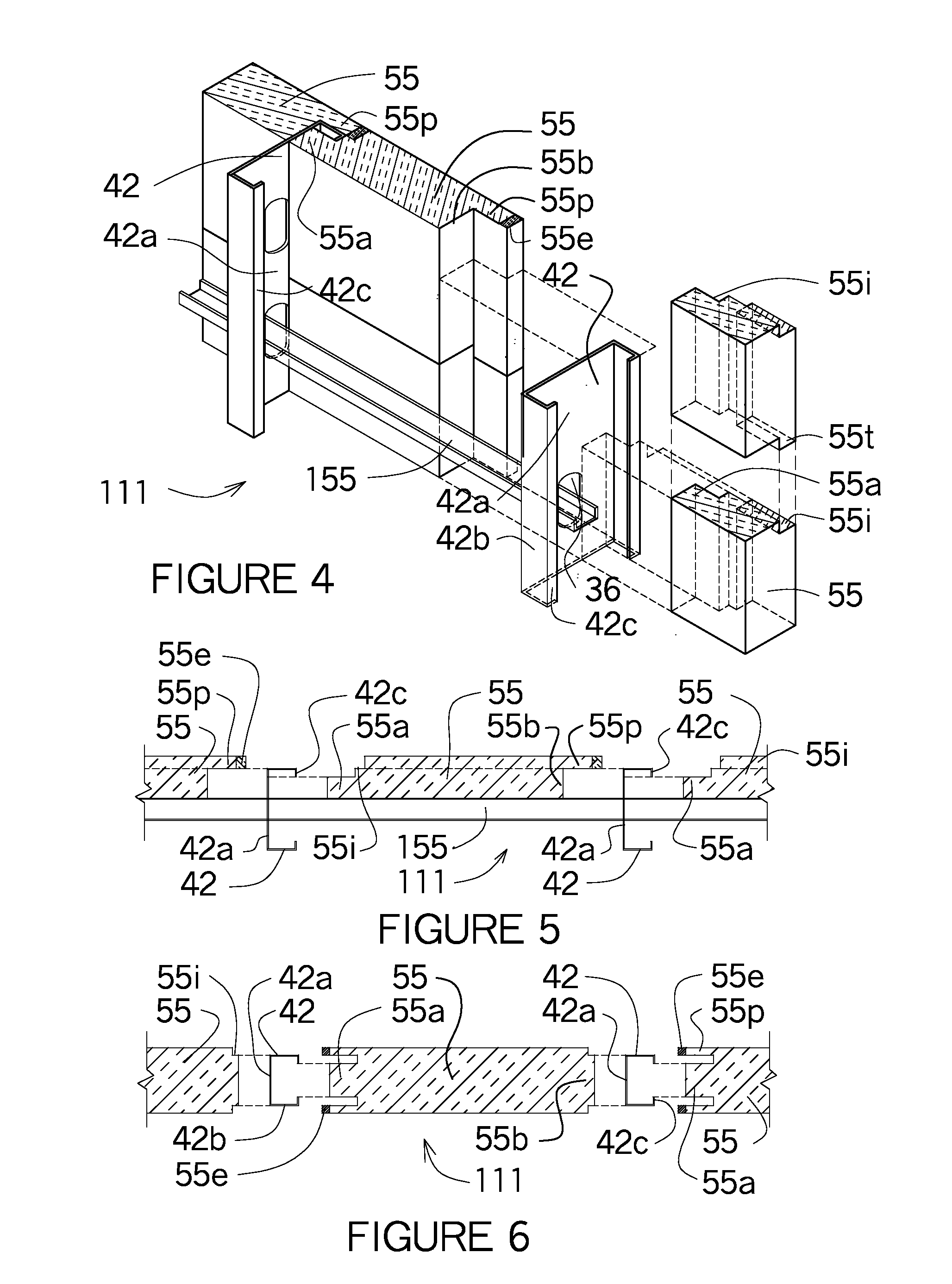 Metal stud building panel with foam block core