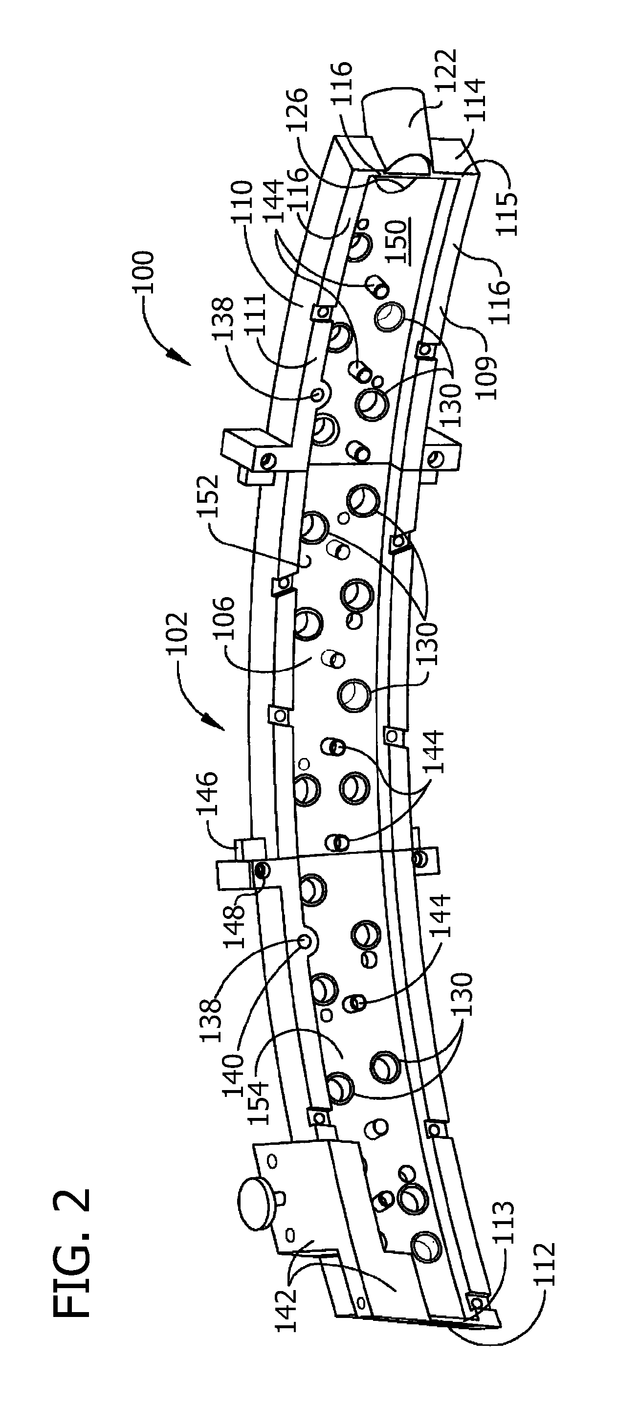 Drill template with integral vacuum attach having plugs