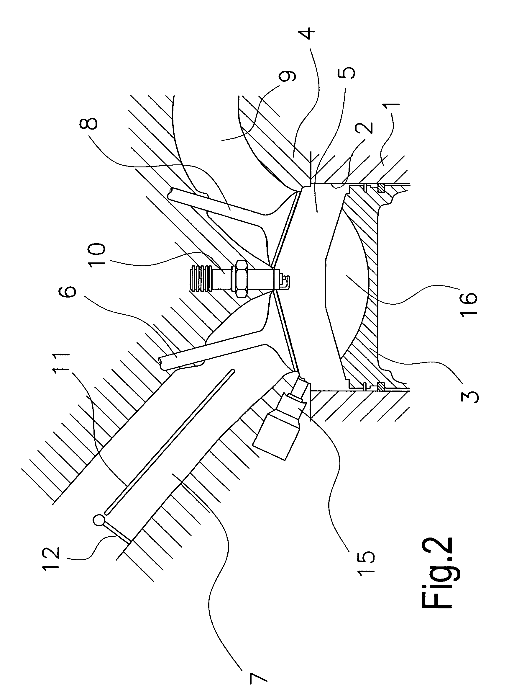 Direct fuel injection/spark ignition engine control device