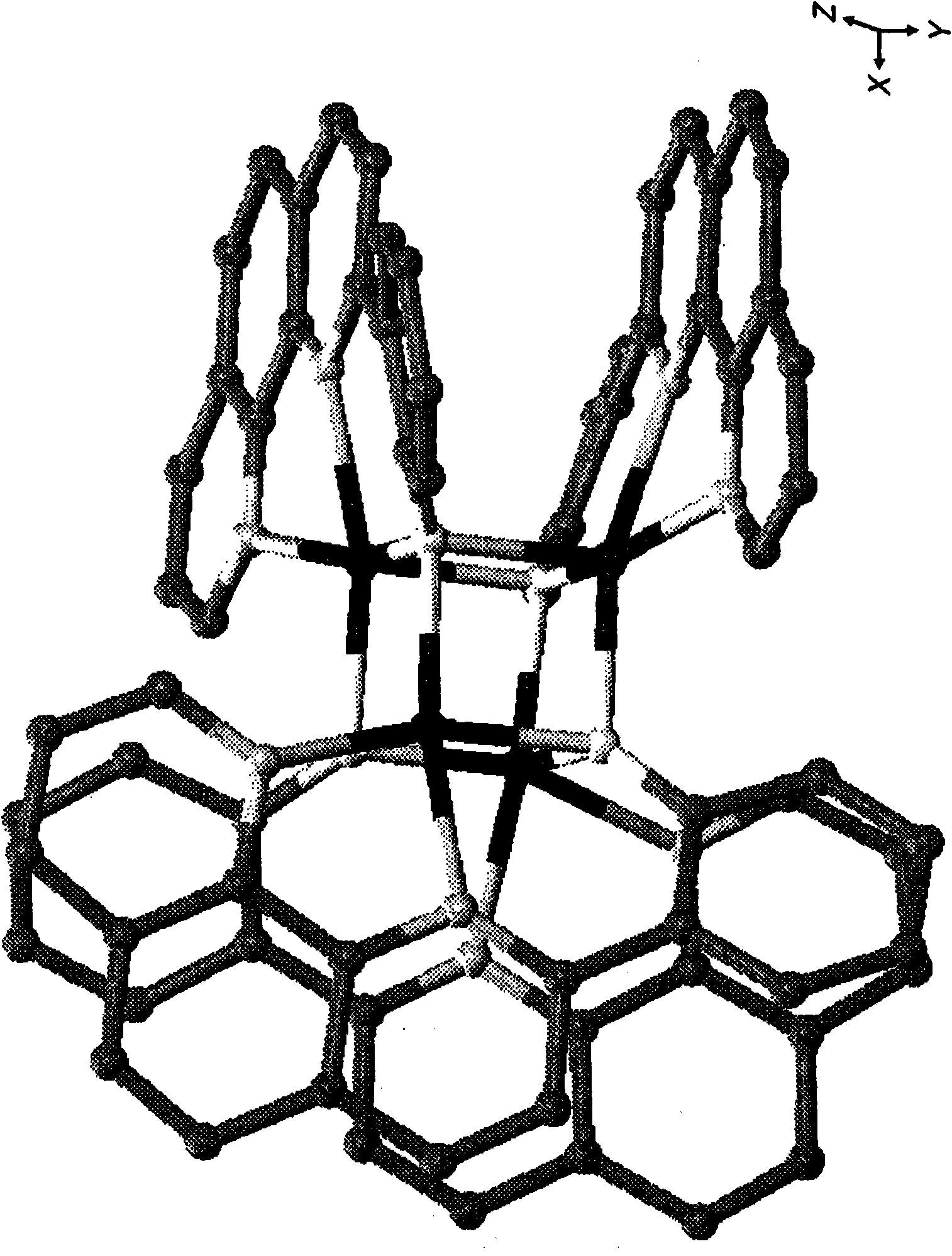 Oled device employing alkali metal cluster compounds