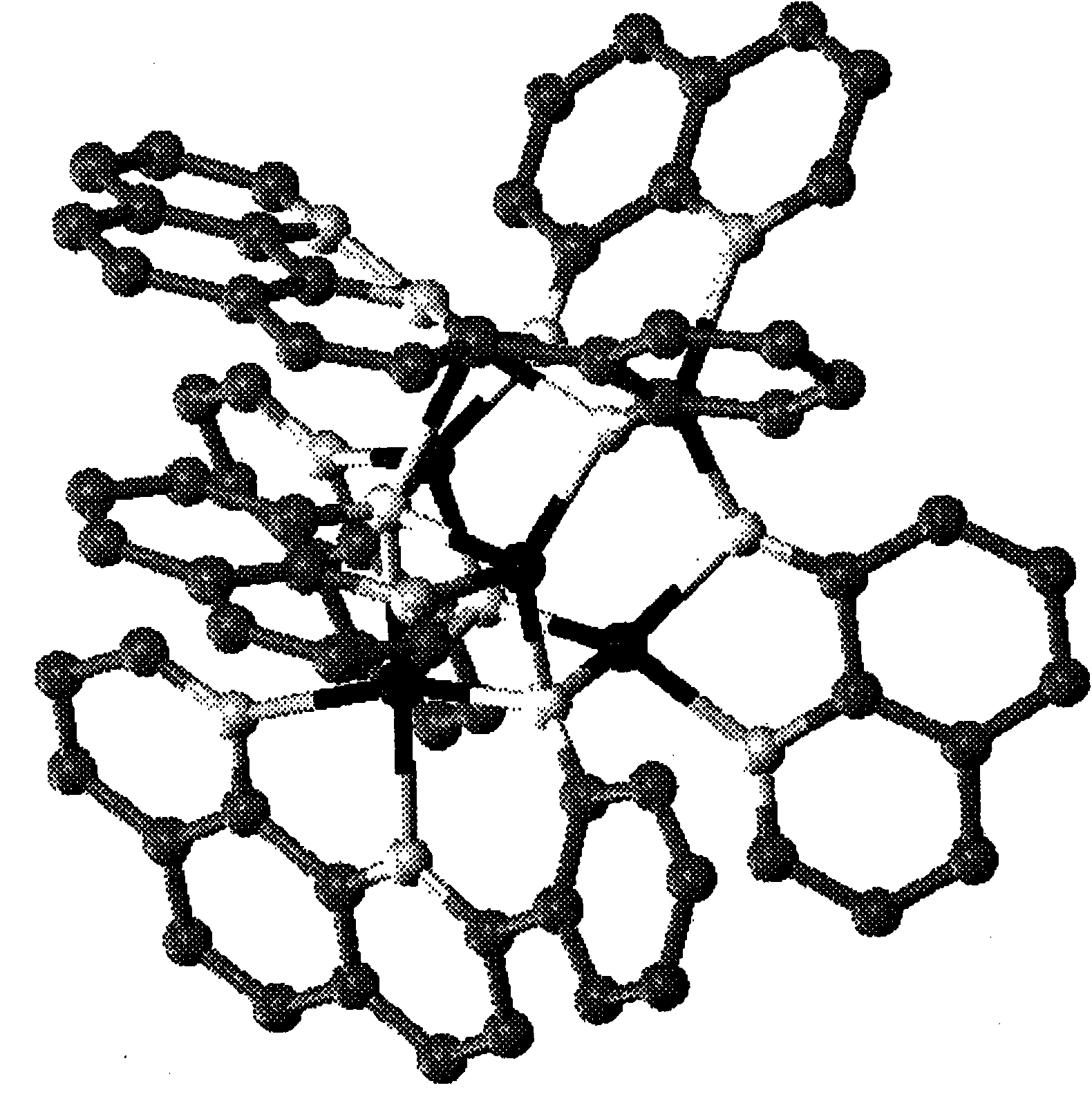 Oled device employing alkali metal cluster compounds