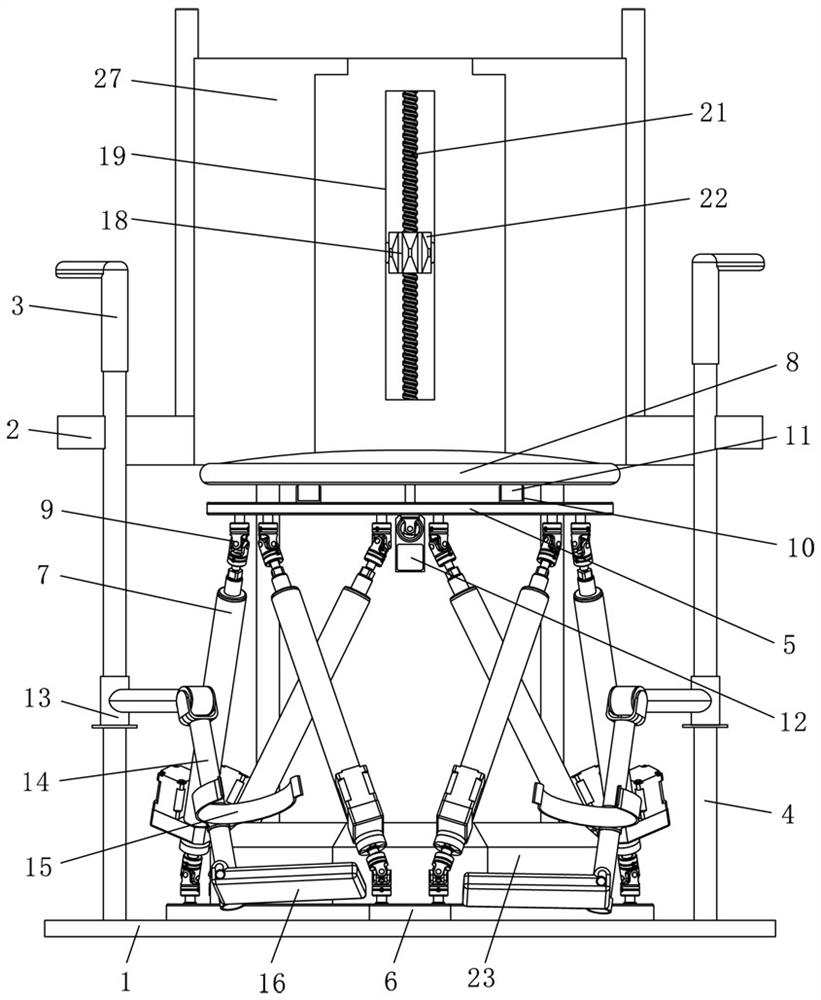 Automatically-controlled multi-angle waist movable chair