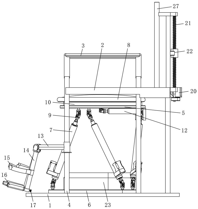 Automatically-controlled multi-angle waist movable chair