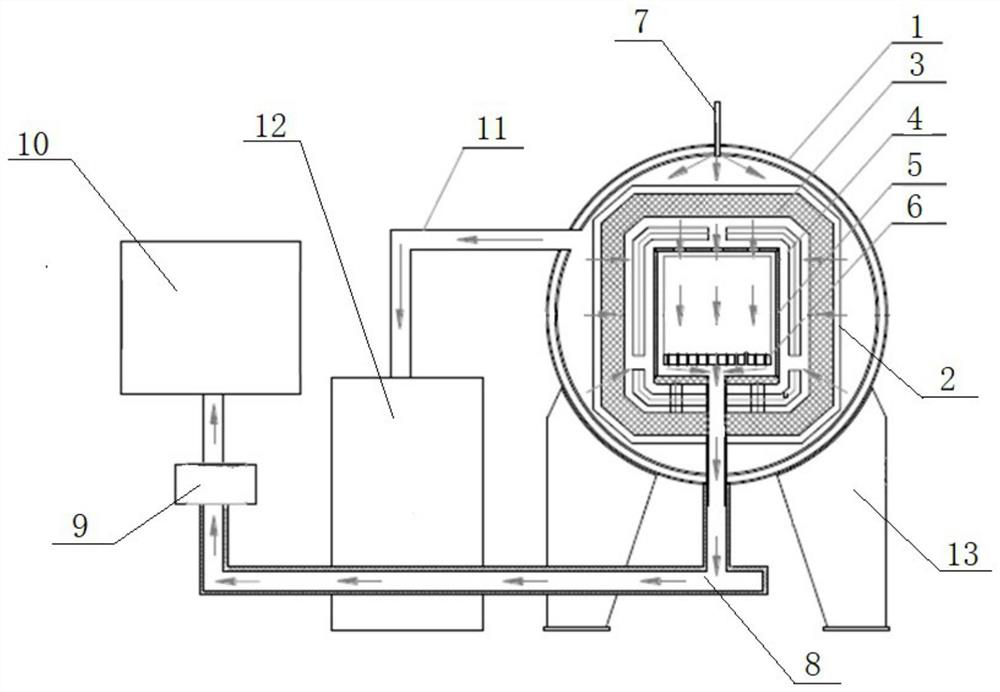 Equipment and method for continuous heat treatment of spherical fuel elements