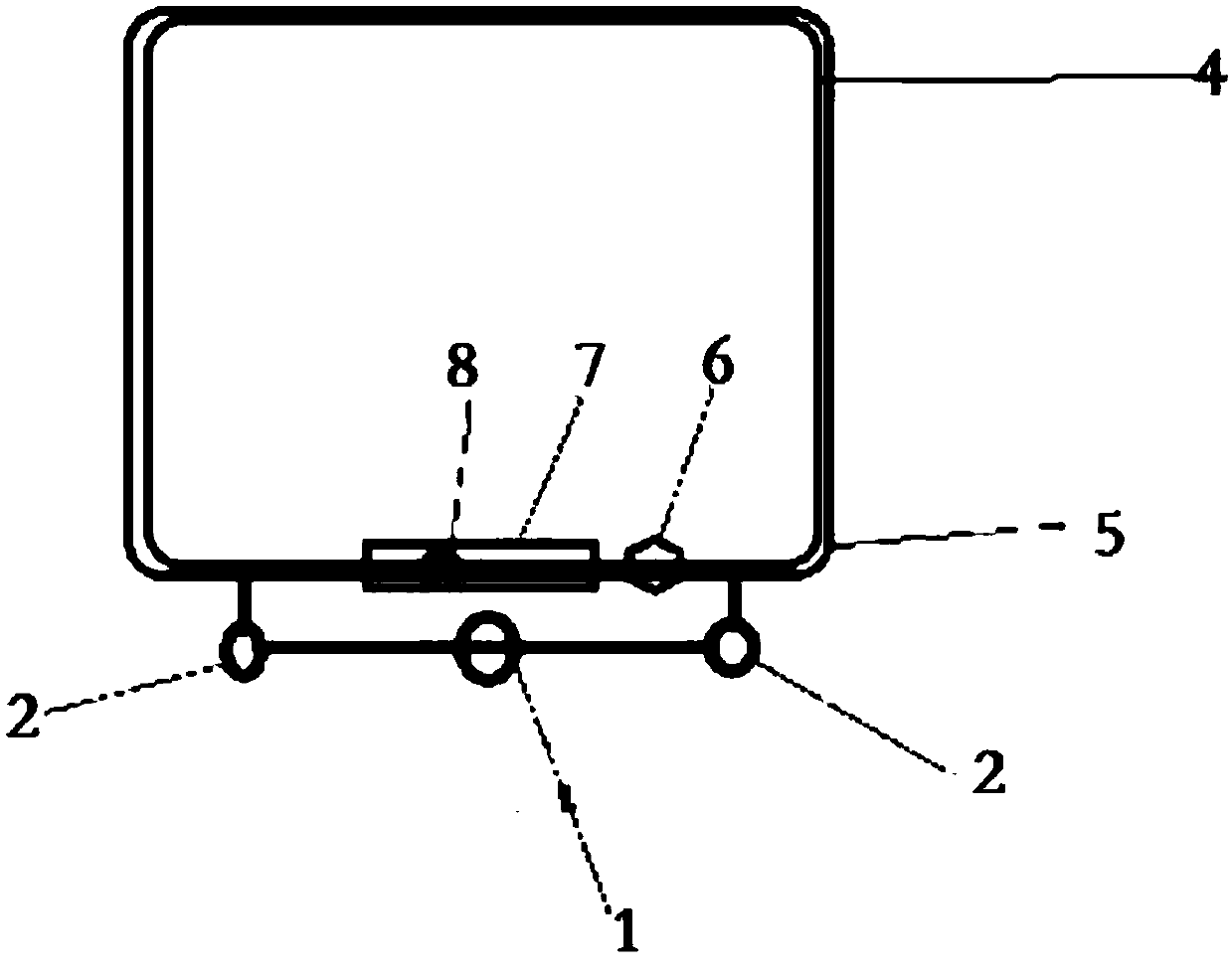 Contact type self-service body measuring device, measuring method and medium