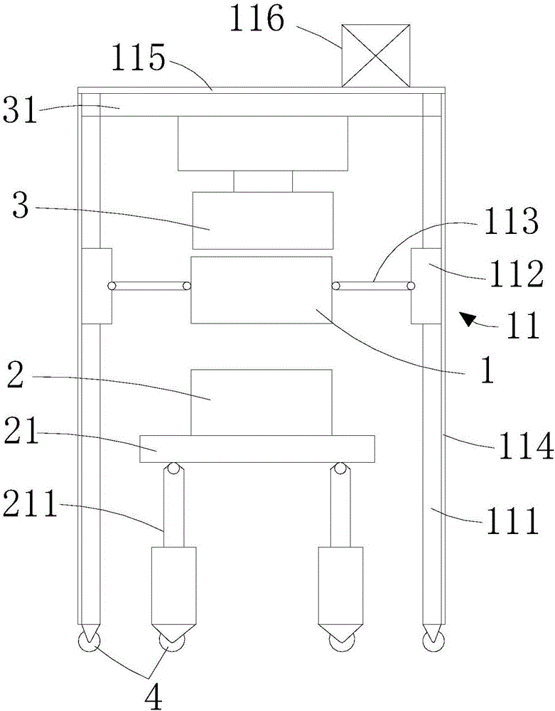 Efficient environmental protection casting device facilitating demoulding