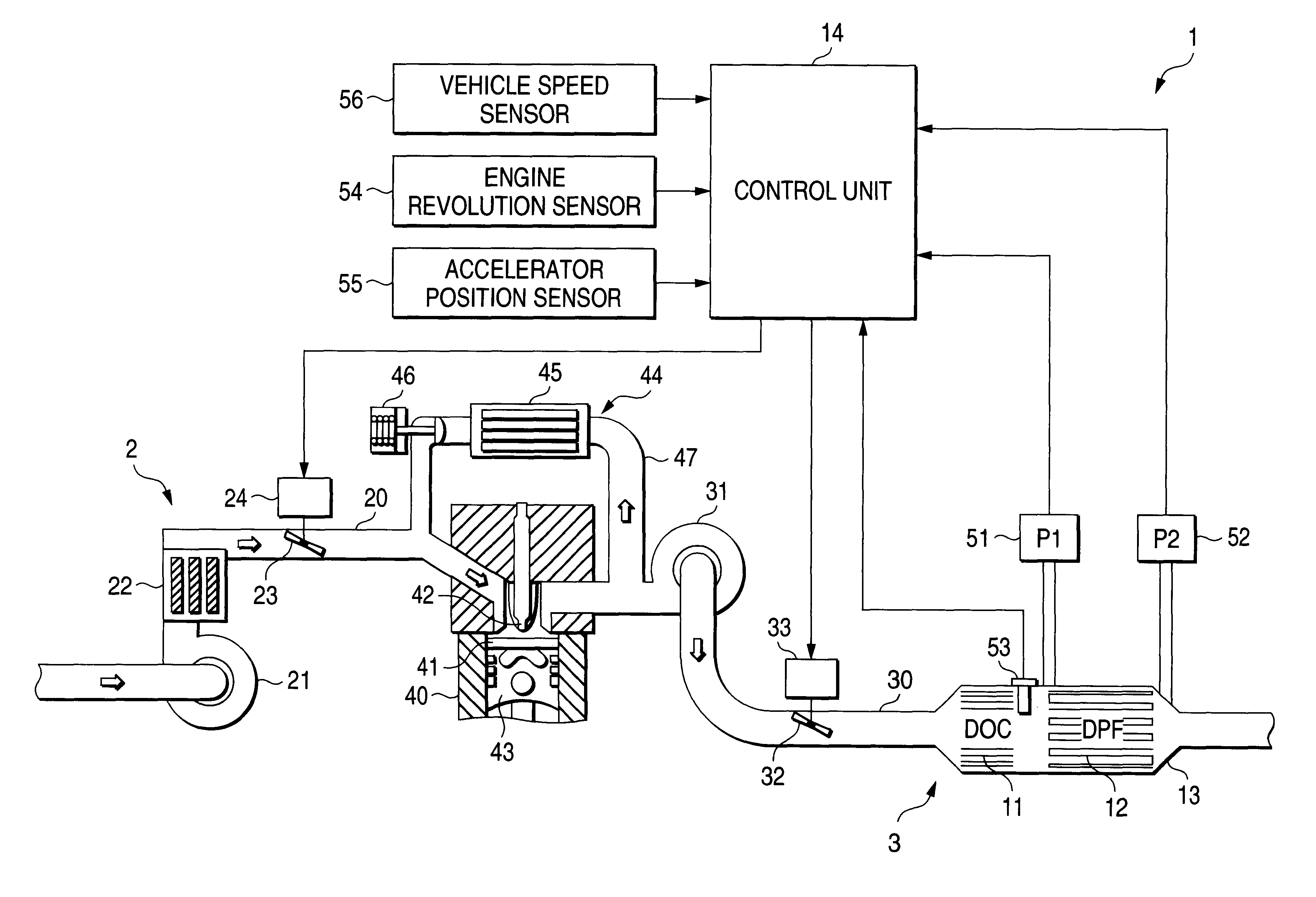 Exhaust emission control device