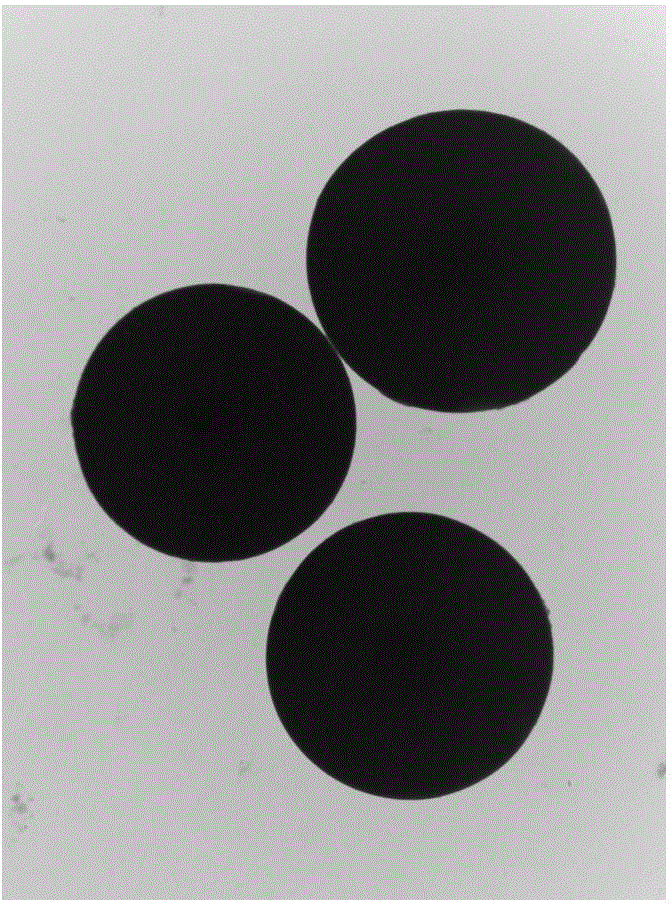 Organic and inorganic hybrid microsphere particle, preparation and application thereof